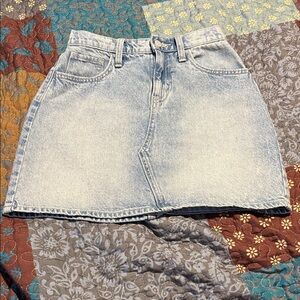 Old Navy Light Blue Denim Skirt